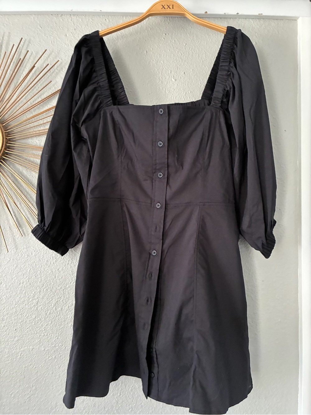 DANIELLE BERNSTEIN Black Lightweight Lined Dress